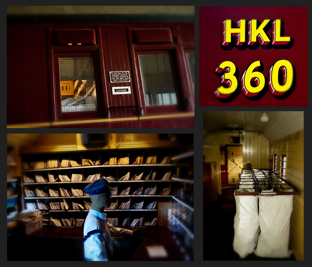Hkl 360 - Mail Van - collage by annied