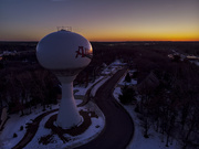 22nd Mar 2019 - Altoona WI water tower dusk