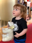 7th Apr 2019 - Nora Jo and her ice bear from Iceland