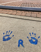 9th Apr 2019 - R + Handprints