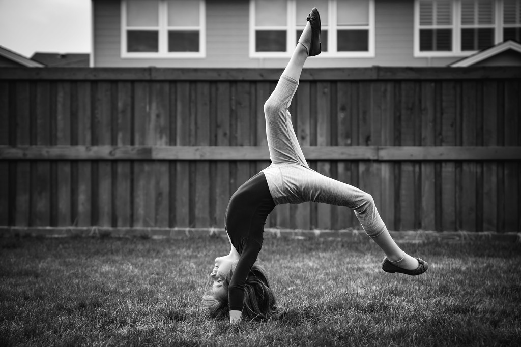 Backyard Gymnastics by tina_mac
