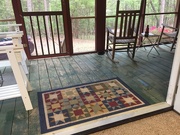 12th Apr 2019 - New rug at the lake house