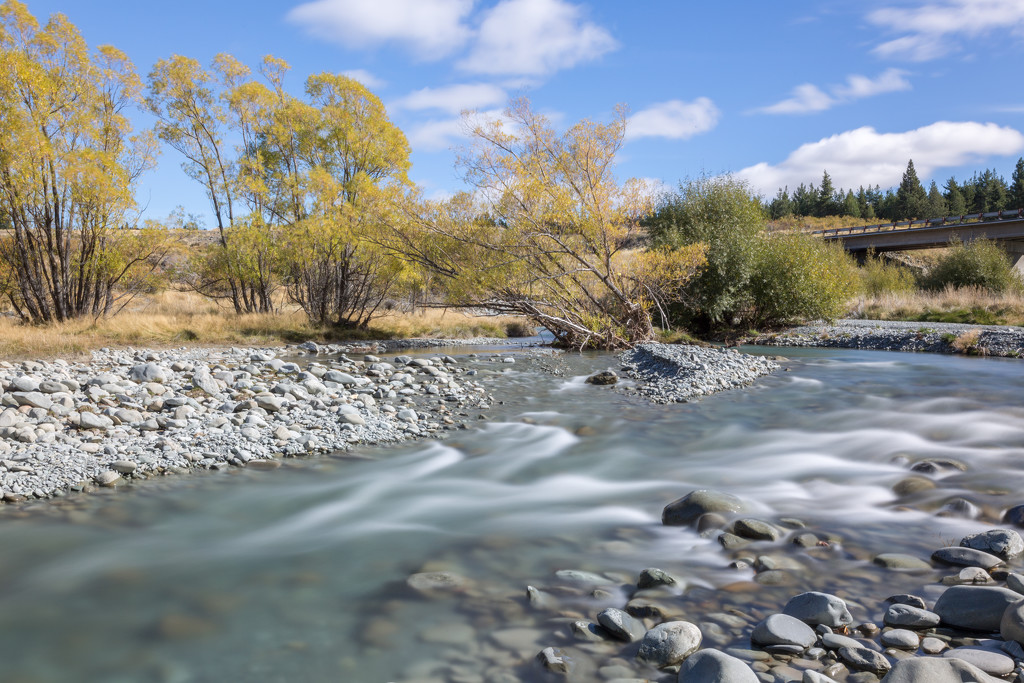 Fast flowing river by creative_shots
