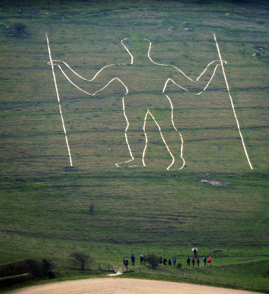 The Long Man of Wilmington II by 4rky
