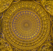 14th Apr 2019 - 086 - Ceiling of the  Tillya -Kari Madrasah
