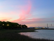 18th Apr 2019 - Sunset over Charleston Harbor from Wayerfront Park