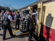 21st Apr 2019 - How do you get a Dalek  off a Train?