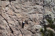 22nd Apr 2019 - Rock climber In The Jemez Mountains.