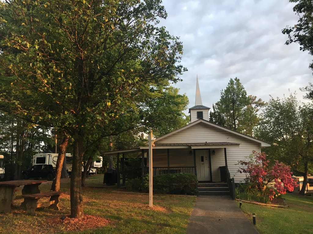 Campground Church  by wilkinscd