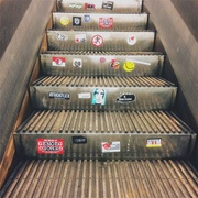25th Apr 2019 - Sticker stairs