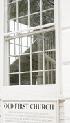 26th Apr 2019 - Looking through the window of the First Church