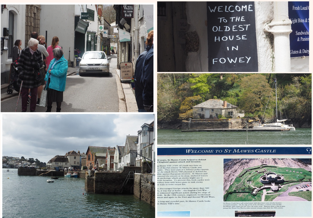 We were so concerned about driving through the streets of Fowey ,another quaint village and loaded with history by Dawn