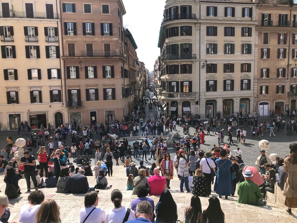 View from the Spanish Steps  by happypat