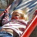 Isabella's first time down the slide by kathyo