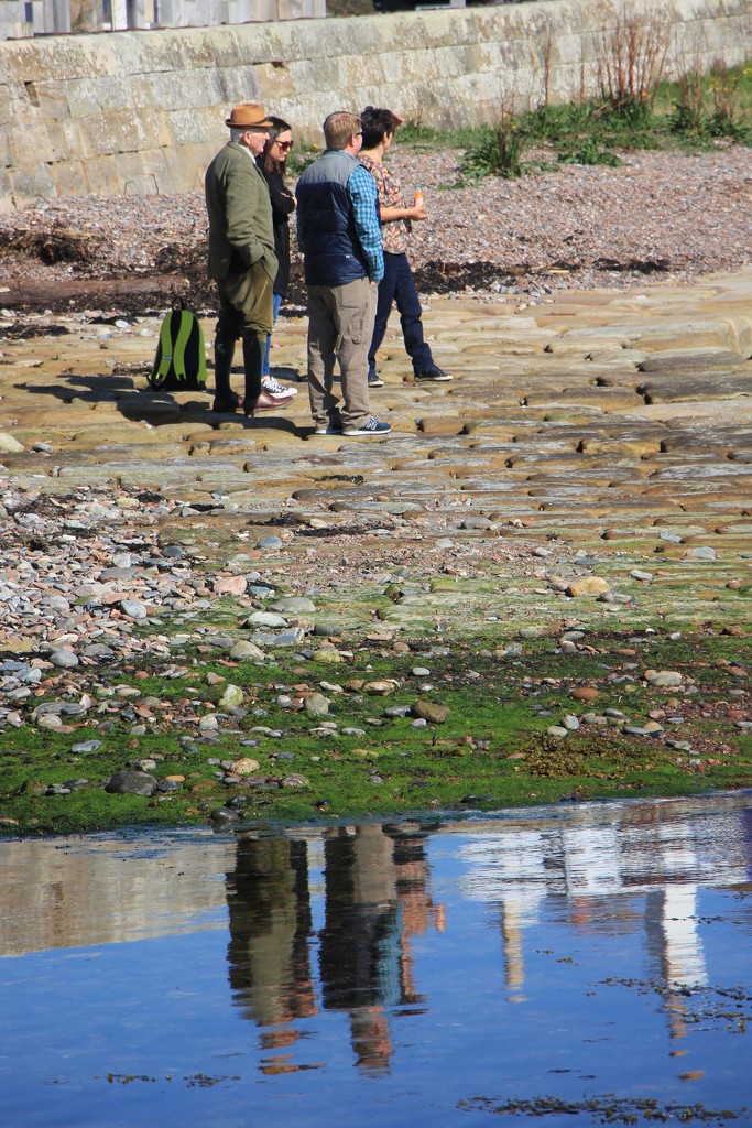 Reflections at Rosemarkie by jamibann