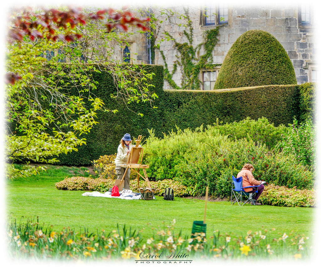 Artists At Work,Chirk Castle,North Wales by carolmw