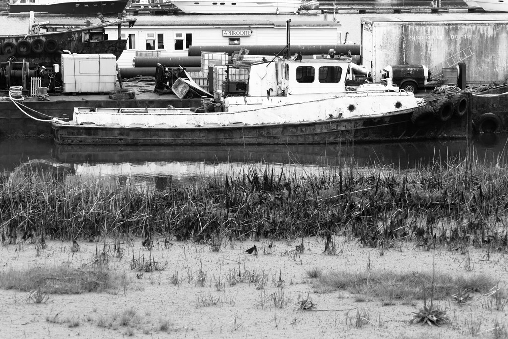 Old working boat by peadar