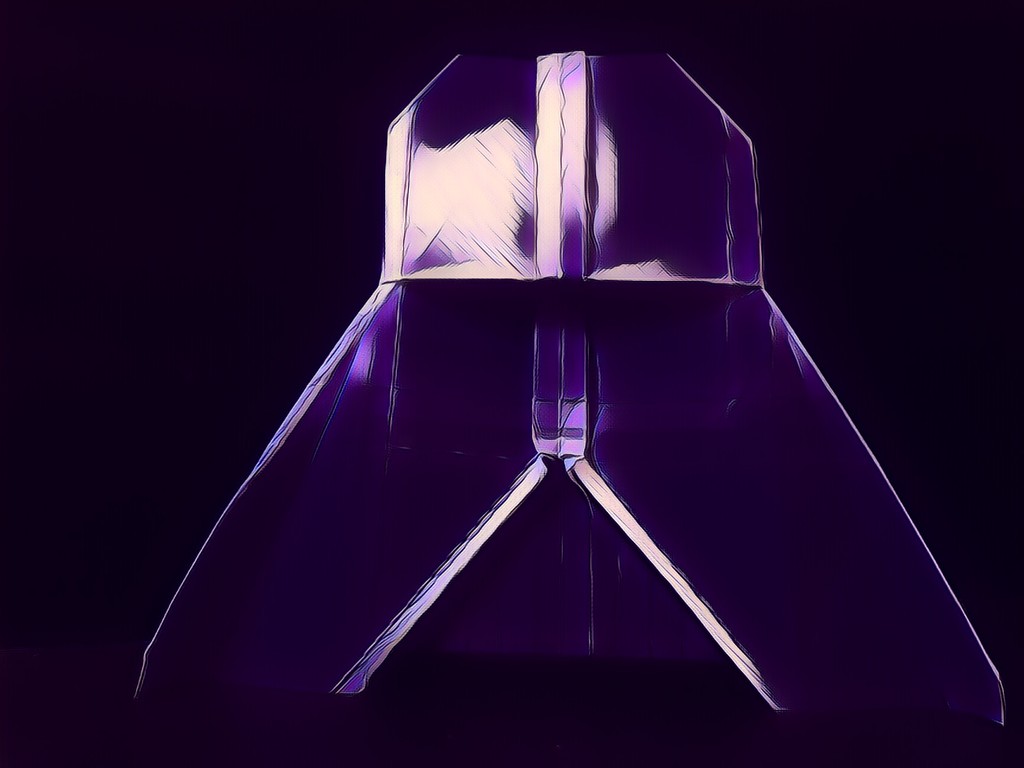 Darth Vader: Origamj by jnadonza