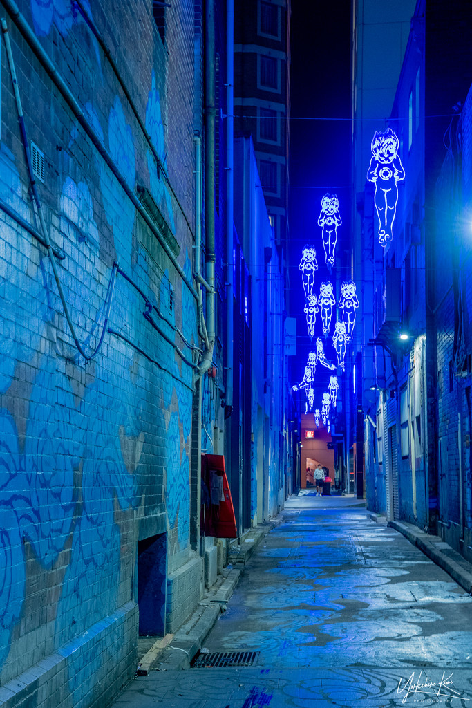 Blue Alley by yorkshirekiwi