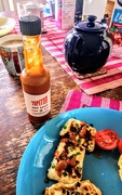 5th May 2019 - Topette hot sauce and halloumi brunch