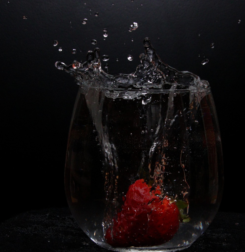 Day 126: Strawberry Splash by sheilalorson