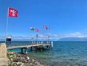 8th May 2019 - Flags on Léman lake 