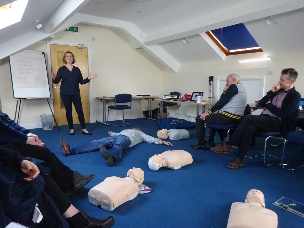 CPR and defibrillator training by anniesue