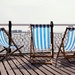Deckchairs on the pier by 4rky