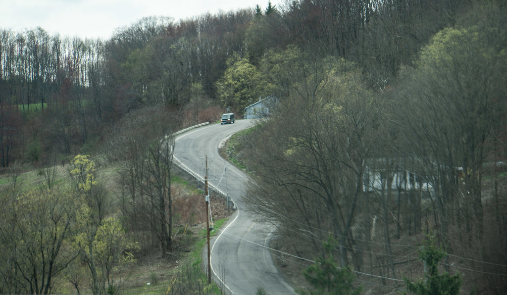 Steep and winding road by randystreat