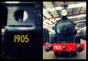 13th Feb 2019 - Locomotive, Steam 1905 - collage