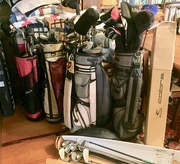 3rd May 2019 - Seven sets of golf clubs from the attic