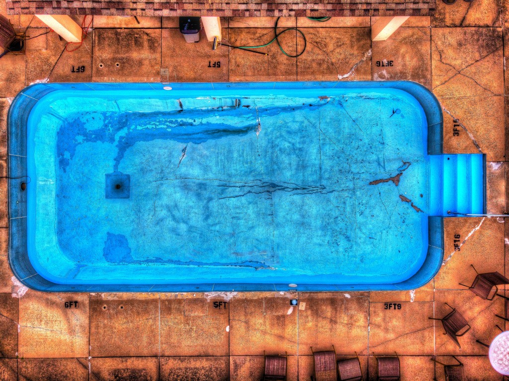 Abstract Pool from the Sky by jeffjones