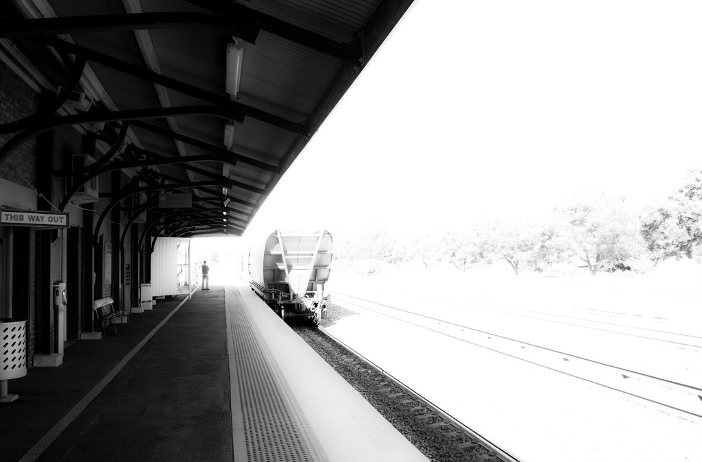 minimalist street - trainspotting by annied