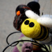 Felted Wool Bee by gq