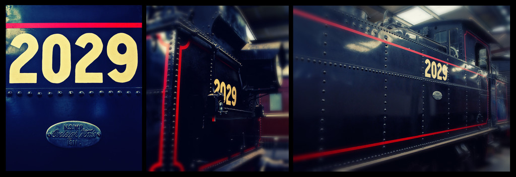 Locomotive Steam 2029 - collage by annied