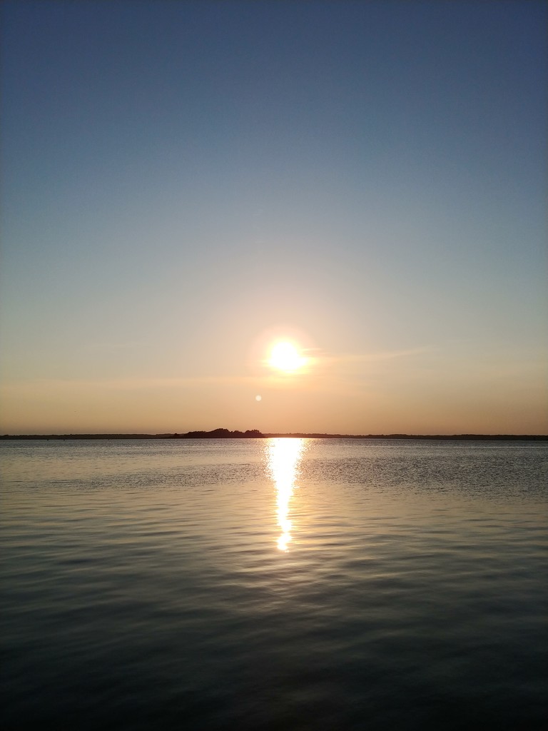 Sunset At Sunset Lake  by jo38