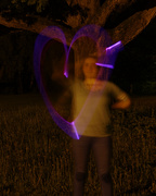 25th May 2019 - light painting heart