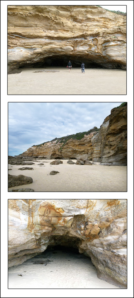 Caves Beach Triptych by onewing