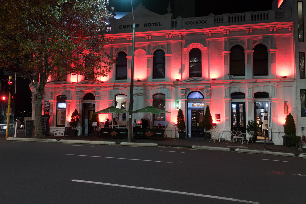 Empire Tavern lights 1 of 5 RED by creative_shots