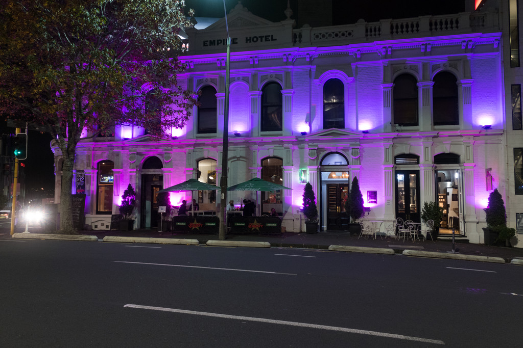 Empire Tavern lights 4 of 5 Purple by creative_shots