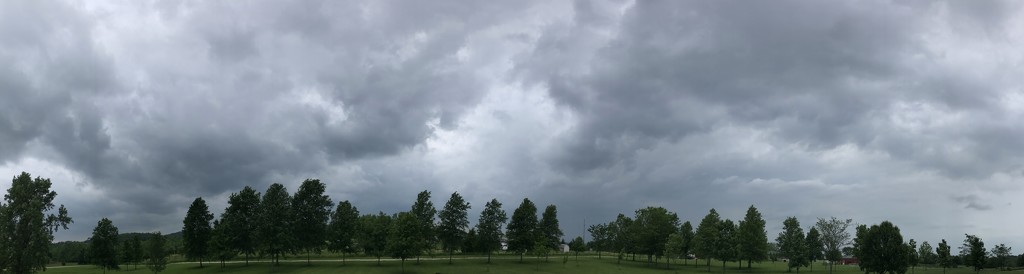 Storm Clouds Panorama by genealogygenie