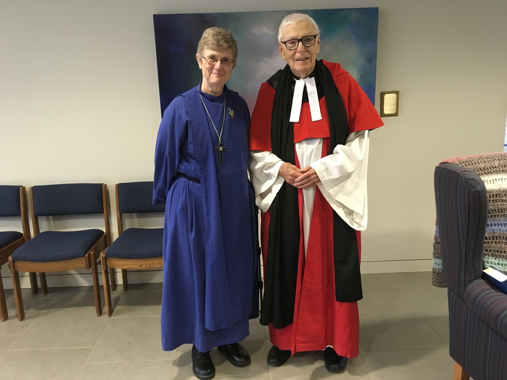 Sister EA with Father Brian Freeland by corktownmum