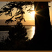 Sun going down by Seaside, Oregon by hjbenson