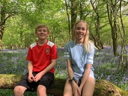5th May 2019 - Emily and Oscar among the Bluebells