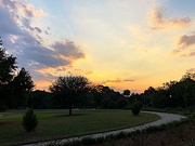 4th Jun 2019 - Walking path at sunset at Hampton Park