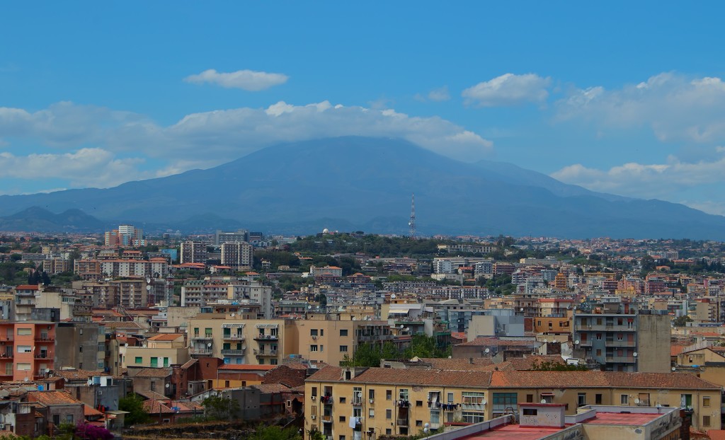 Catania, with Mt Etna looming by blueberry1222