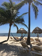 1st Jun 2019 - Relaxing at the beach in Playa del Carmen 
