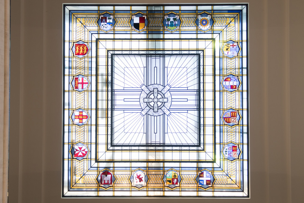 Auckland Museum, Stained glass ceiling by creative_shots