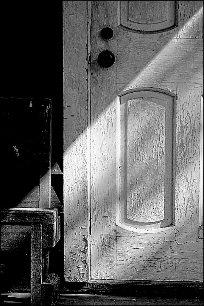 Old Door at Millbrook Village by olivetreeann