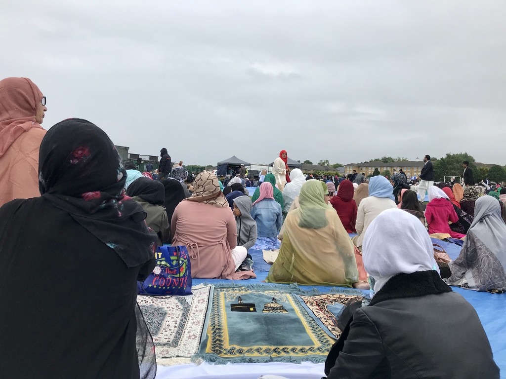 Eid prayers in the park by emma1231